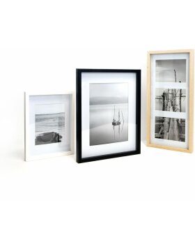 Accent wood picture frame Aura 20x20 cm white