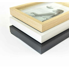 Accent wood picture frame Aura 24x30 cm oak