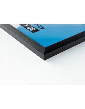 Cadre aluminium Accent Largo 30x40 cm structure noir mat