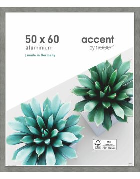 Accent aluminium picture frame Star 50x60 cm structure grey