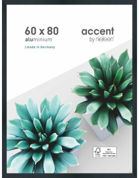 Accent aluminium fotolijst ster 60x80 cm structuur zwart mat