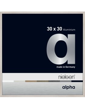 Nielsen Aluminium fotolijst Alpha tcsc 30x30 cm eiken wit