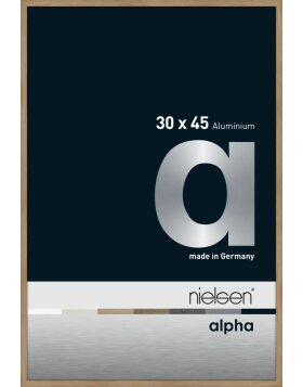 Nielsen Aluminium Bilderrahmen Alpha TCSC 30x45 cm eiche