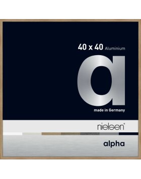Nielsen Aluminium Bilderrahmen Alpha TCSC 40x40 cm eiche