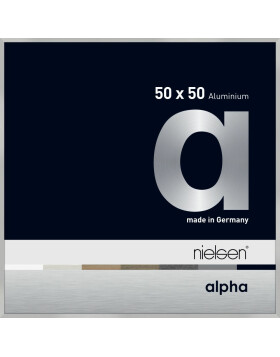 Nielsen aluminium picture frame Alpha TCSC 50x50 cm silver matt