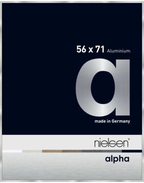 Cornice Nielsen in alluminio Alpha TCSC 56x71 cm argento