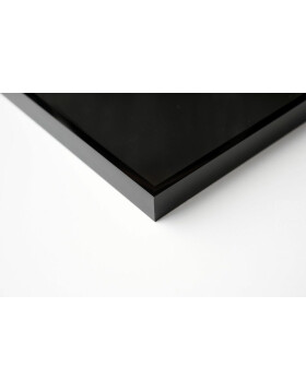 Nielsen Aluminium Bilderrahmen Alpha TCSC 40x60 cm eloxal schwarz glanz