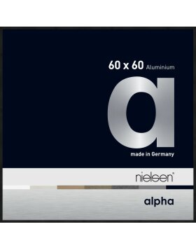 Nielsen aluminium picture frame Alpha TCSC 60x60 cm anodised black matt