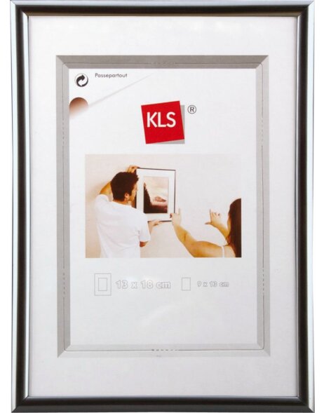 KLS Kunststof frame serie 40 staal 13x18 cm