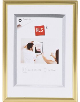 KLS plastic picture frame 60x80 cm gold Series 42