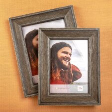 Jona portrait frame dark brown