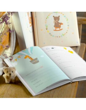Goldbuch Babytagebuch Rocking Bear 21x28 cm 44 illustrierte Seiten