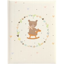 Babydagboek schommelende beer