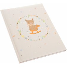 Goldbook Baby Diary Rocking Bear 21x28 cm 44 ilustrowane strony