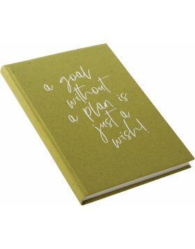 Notebook A5 Green Vibes green - dotted