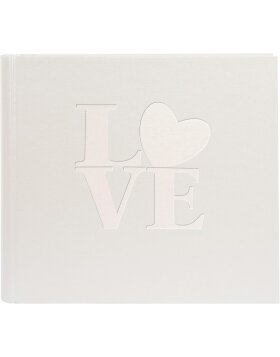 Photo Guestbook White Love