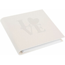 Goldbuch Foto-Gästebuch White Love 25,5x28 cm 50 weiße Seiten