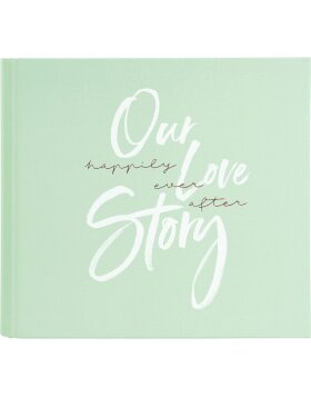 Photo Guestbook Our Love Story mint