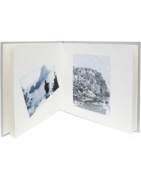 Deknudt linen photo album A66DF7 30x30 cm grey