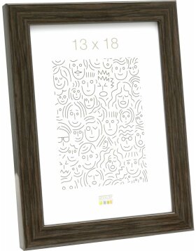 Picture Frame S46RH7 grey-brown 18x24 cm