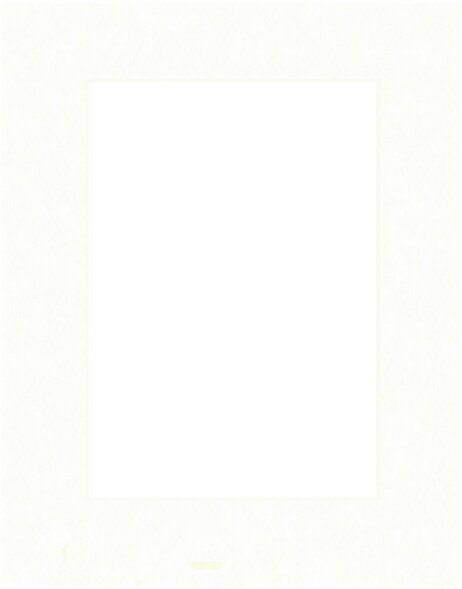 Passepartout 13x13 cm do 50x70 cm w kolorze złamanej bieli