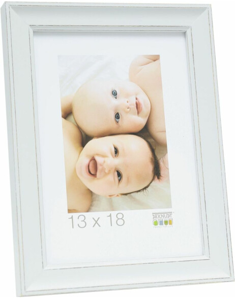 10x15 cm LONA wooden picture frame white
