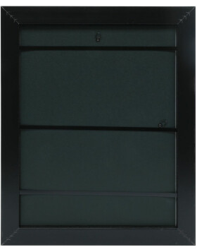 ADUL Kunststoffrahmen in 13x13 cm schwarz-silber