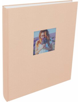 Henzo Jumbo-Fotoalbum Mika creme 29x33 cm 100 weiße Seiten