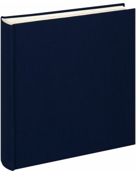 Walther Jumbo-Fotoalbum Cloth 30x30 cm dunkelblau 100 weiße Seiten