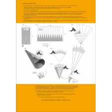 Goldbuch kit de bricolage sac décole en carton ondulé Bagger 68 cm