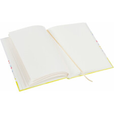 Cuaderno A5 en blanco Flores