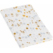 Notebook A5 blank Little Flowers white