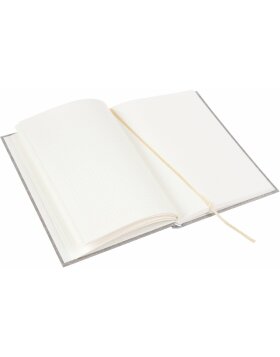 Goldbuch Notizbuch A5 dotted Linum 2.0 hellgrau 200 weiße Seiten