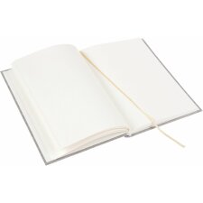 Goldbuch Notizbuch A5 dotted Linum 2.0 hellgrau 200 weiße Seiten