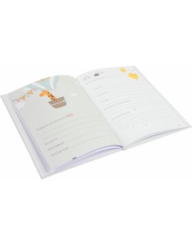 Goldbook Baby Diary Hooray - a Boy 21x28 cm 44 páginas ilustradas