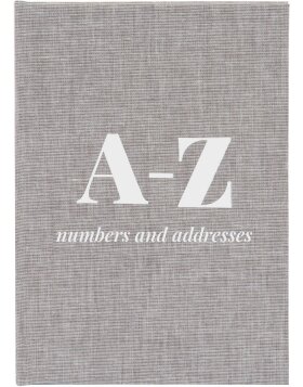 Address Book Linum 2.0 light grey