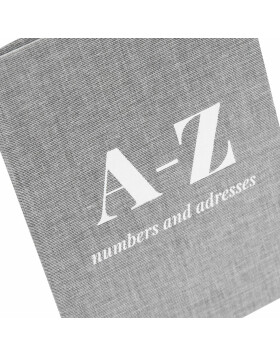 Address Book Linum 2.0 light grey