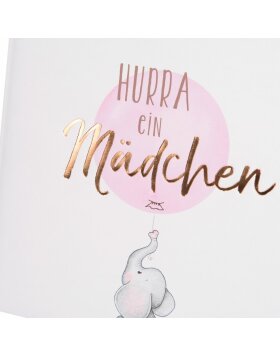 Baby Album Hurra - ein Mädchen 30x31 cm