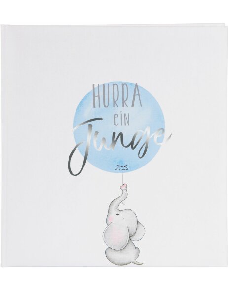 Goldbuch Baby Album Hurra - ein Junge 30x31 cm 60 white sides