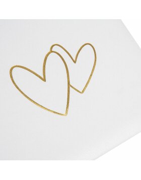 Goldbuch XL Wedding Album Cuori 30x31 cm 100 white sides