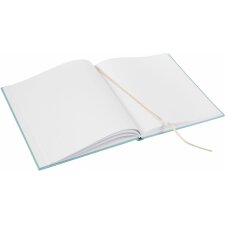 Guestbook Linum 2.0 aqua 23x25 cm