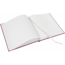 Guestbook Linum 2.0 fuchsia 23x25 cm