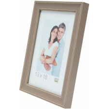 LONA Holz photo frame in beige 13x18 cm