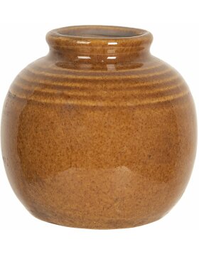 Vase &Oslash; 8x8 cm brown 6CE1212