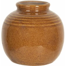 Vase Ø 8x8 cm brown 6CE1212