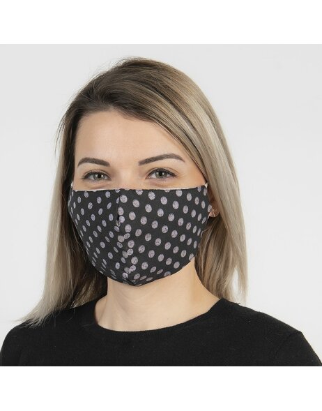 Facemask fashion 13x26 cm black FM0009