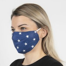 Maschera per la bocca Fashion 13x26 cm blu FM0010