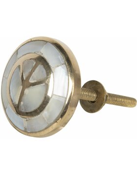 Doorknob &Oslash; 3 cm white 64689