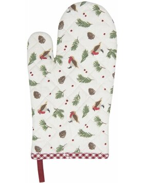 Oven glove 16x30 cm red RBI44