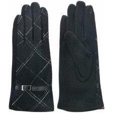 Gloves 8x24 cm black MLGL0053Z